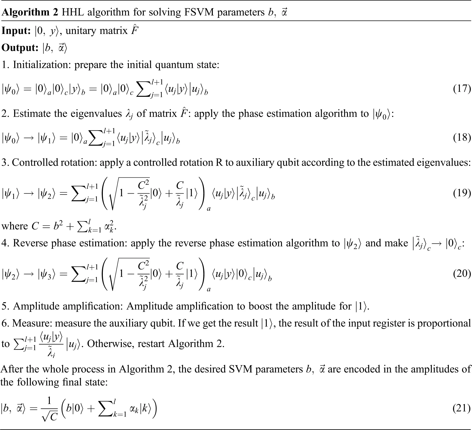 CSSE Free FullText Quantum Fuzzy Support Vector Machine for Binary