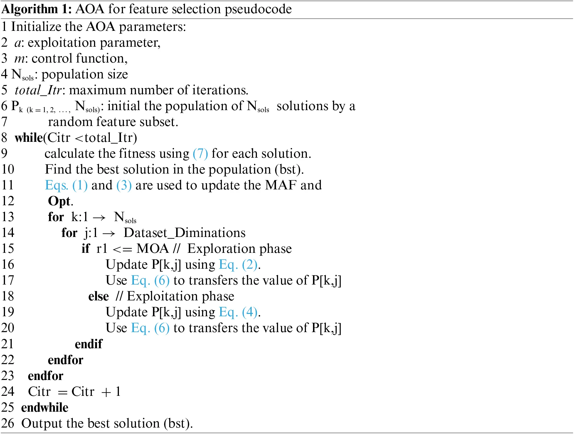IASC | Free Full-Text | Enhanced Arithmetic Optimization Algorithm ...
