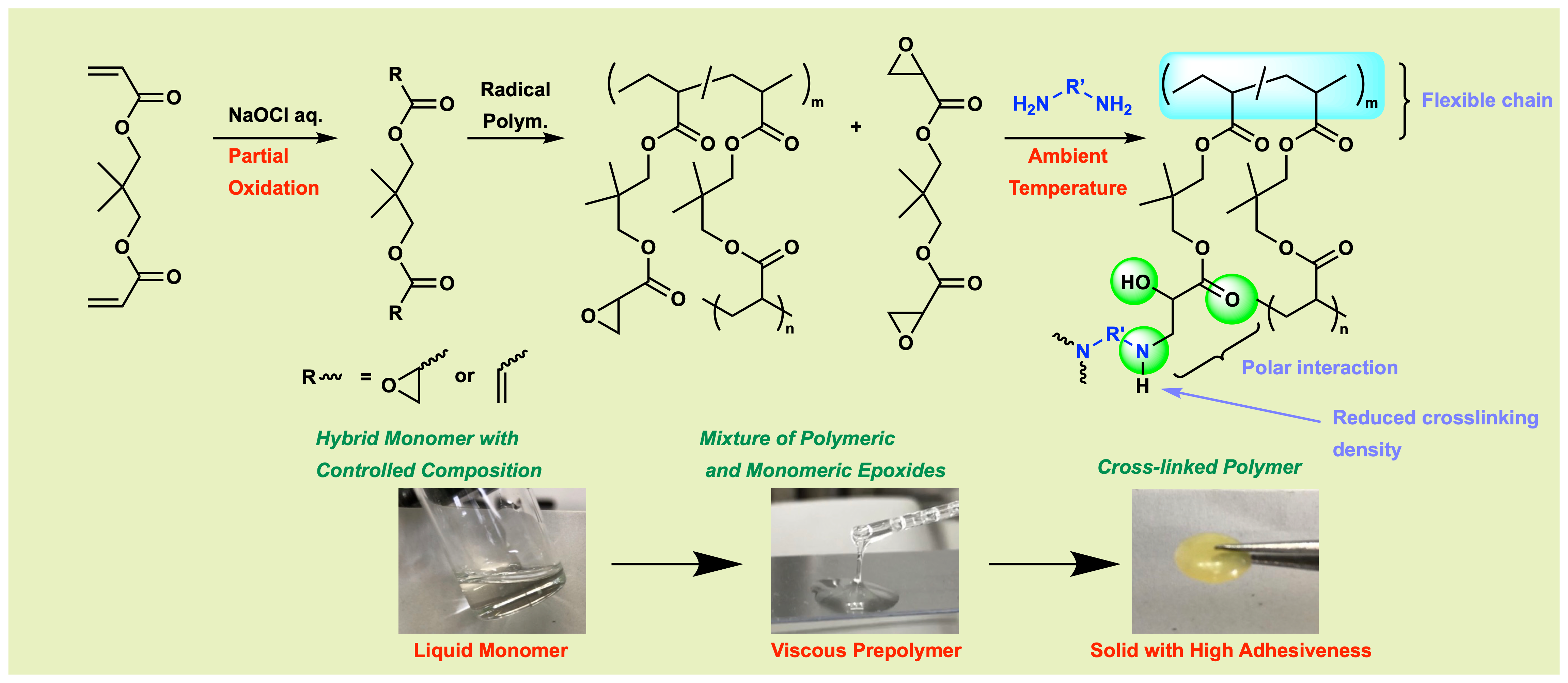 Partial Oxidation of Diacrylates to Produce Epoxy-Acrylate Hybrid Monomers: Precursors for Ambient-Curable Polymeric Epoxy Resins