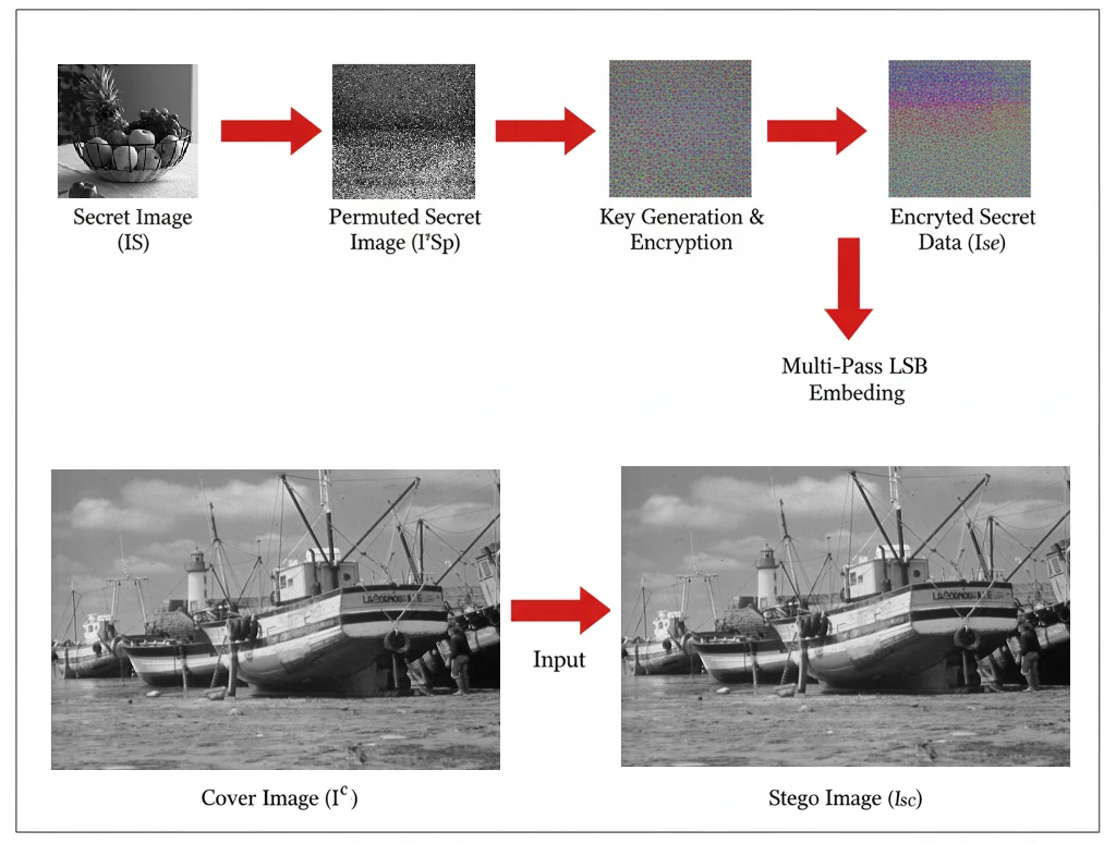 A Multi-Approach Hybrid Chaos-Based Image Encryption and Steganography Algorithm Using LSB Embedding