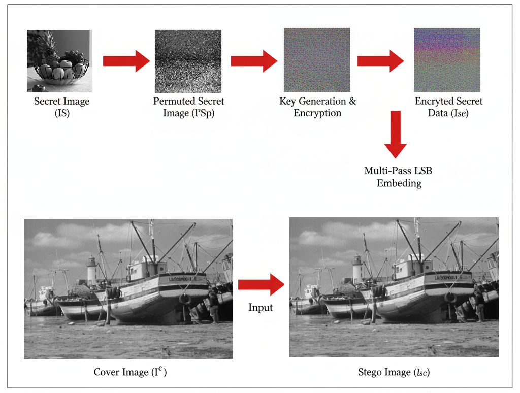 A Multi-Approach Hybrid Chaos-Based Image Encryption and Steganography Algorithm Using LSB Embedding