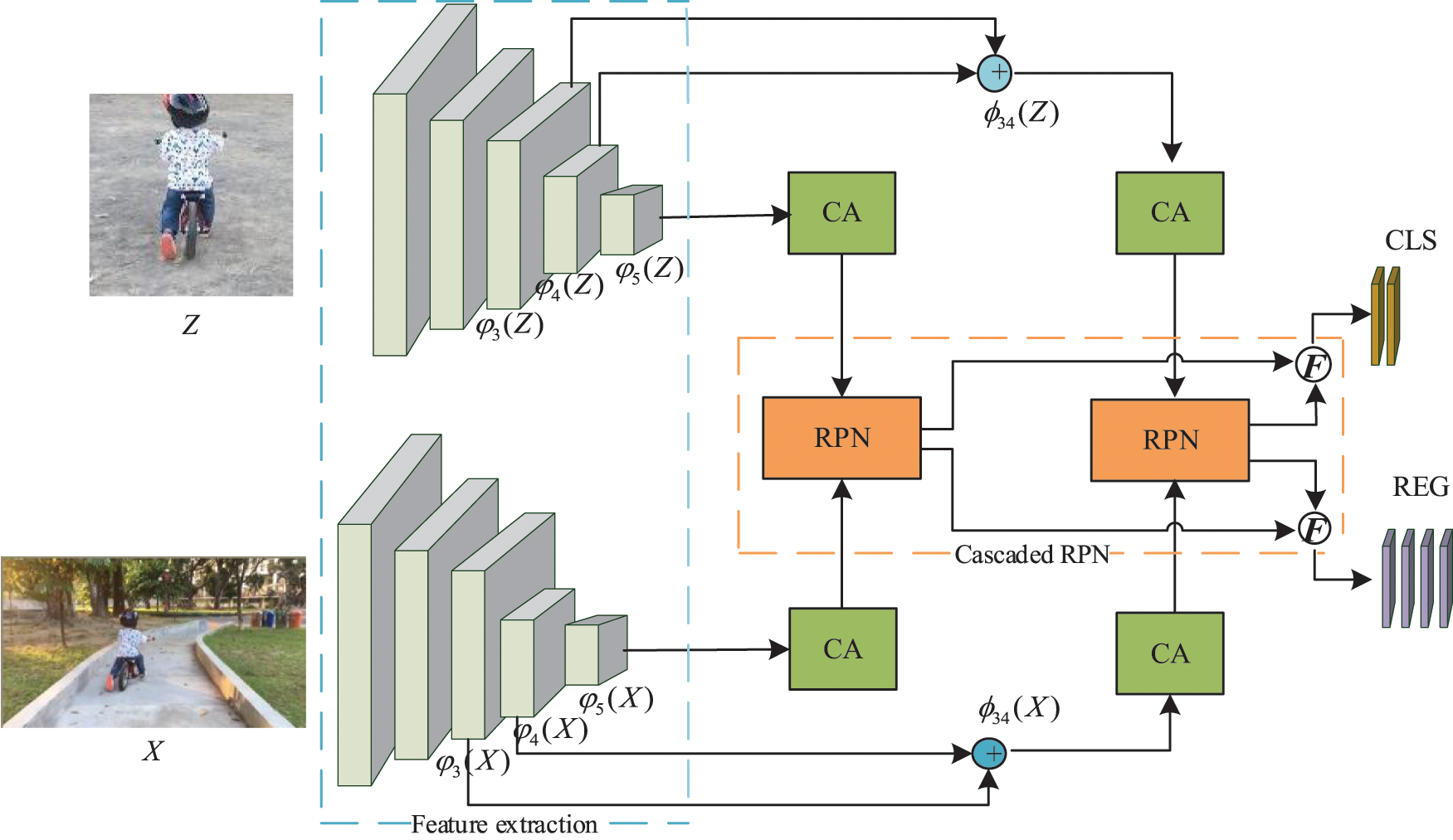 Visual Object Tracking via Cascaded RPN Fusion and Coordinate Attention