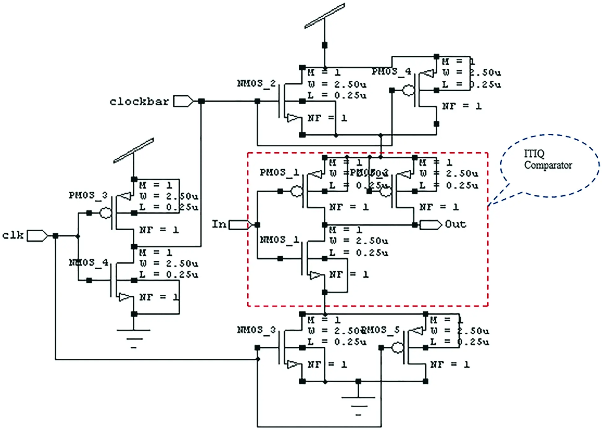 Design and Analysis of 4-bit 1.2GS/s Low Power CMOS Clocked Flash ADC