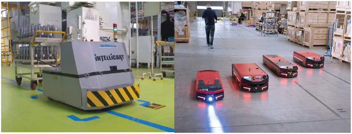 Industrial line best sale follower robot