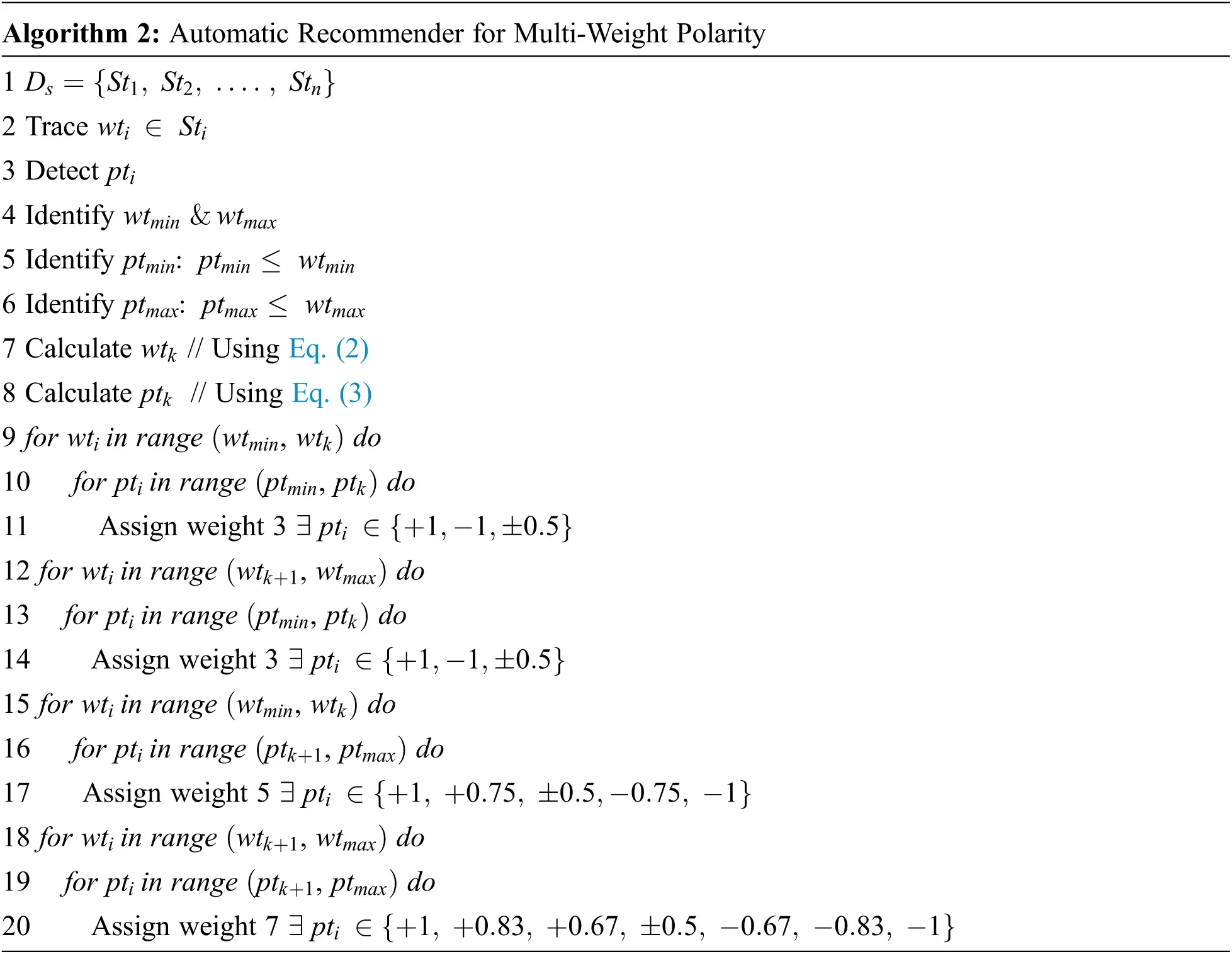 Enhanced Sentiment Analysis Algorithms for Multi-Weight Polarity ...