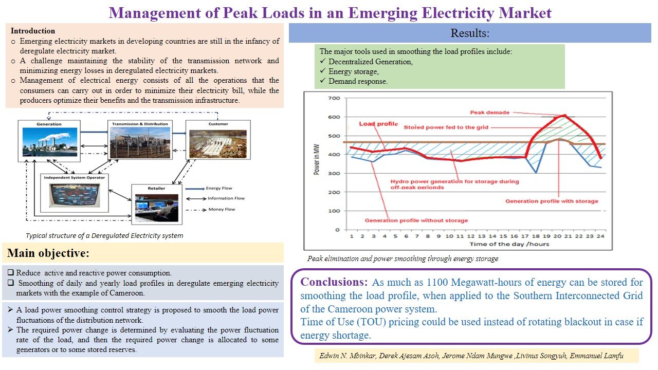 Management of Peak Loads in an Emerging Electricity Market