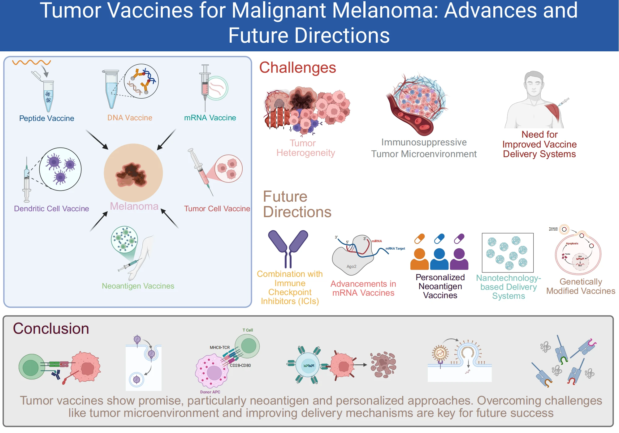 Tumor Vaccines for Malignant Melanoma: Progress, Challenges, and Future Directions