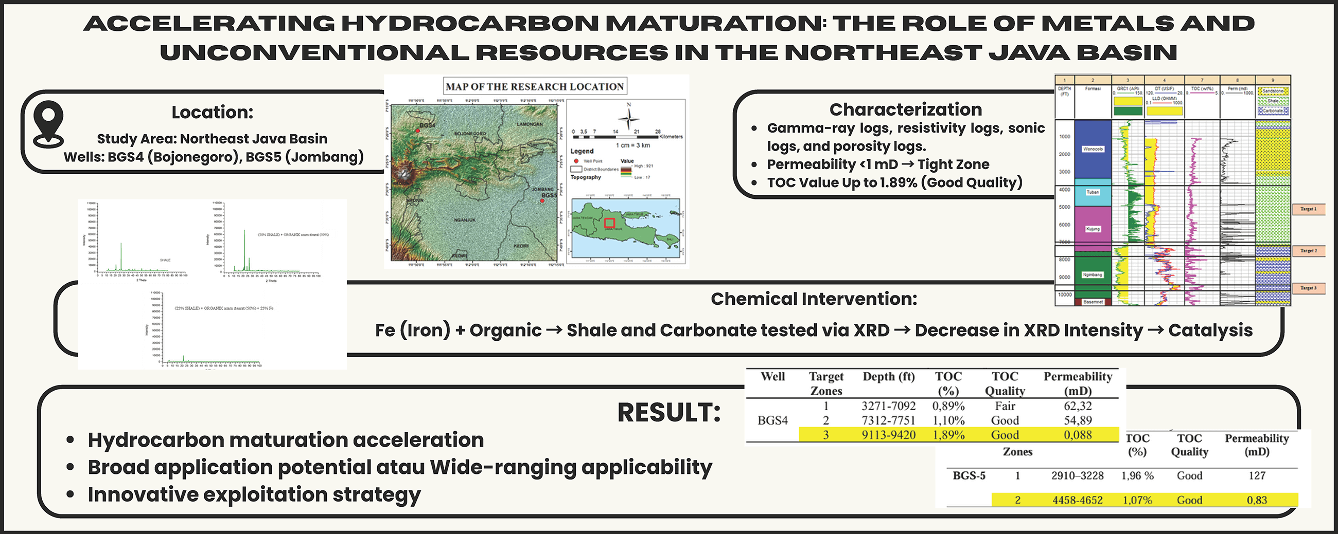 Accelerating Hydrocarbon Maturation: The Role of Metals and Unconventional Resources in the Northeast Java Basin