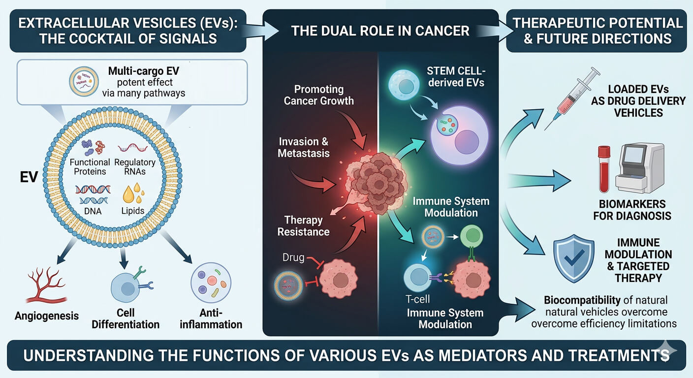 Extracellular Vesicles (EVs) in Cancer Progression and Therapy