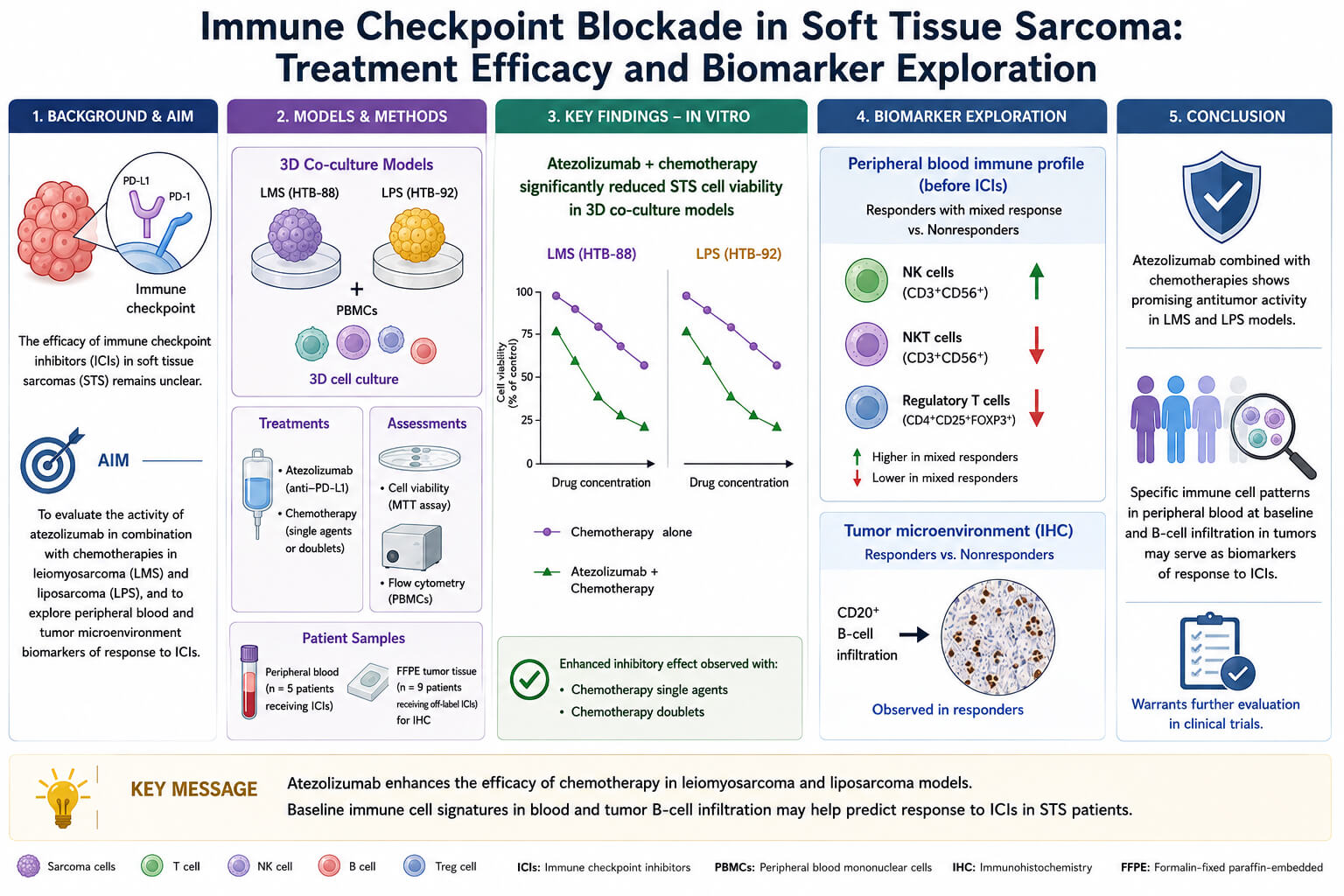 Immune Checkpoint Blockade in Soft Tissue Sarcoma: Treatment Efficacy and Biomarker Exploration